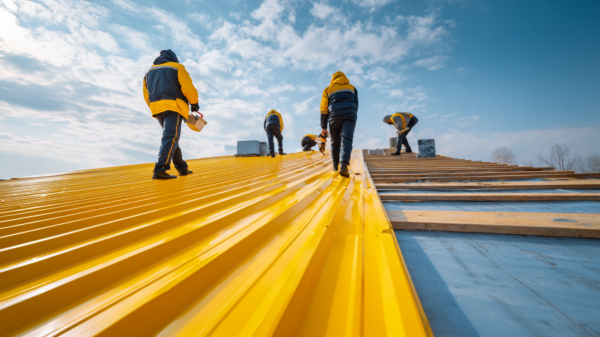 Устройство крыши из профлиста в Москве и МО