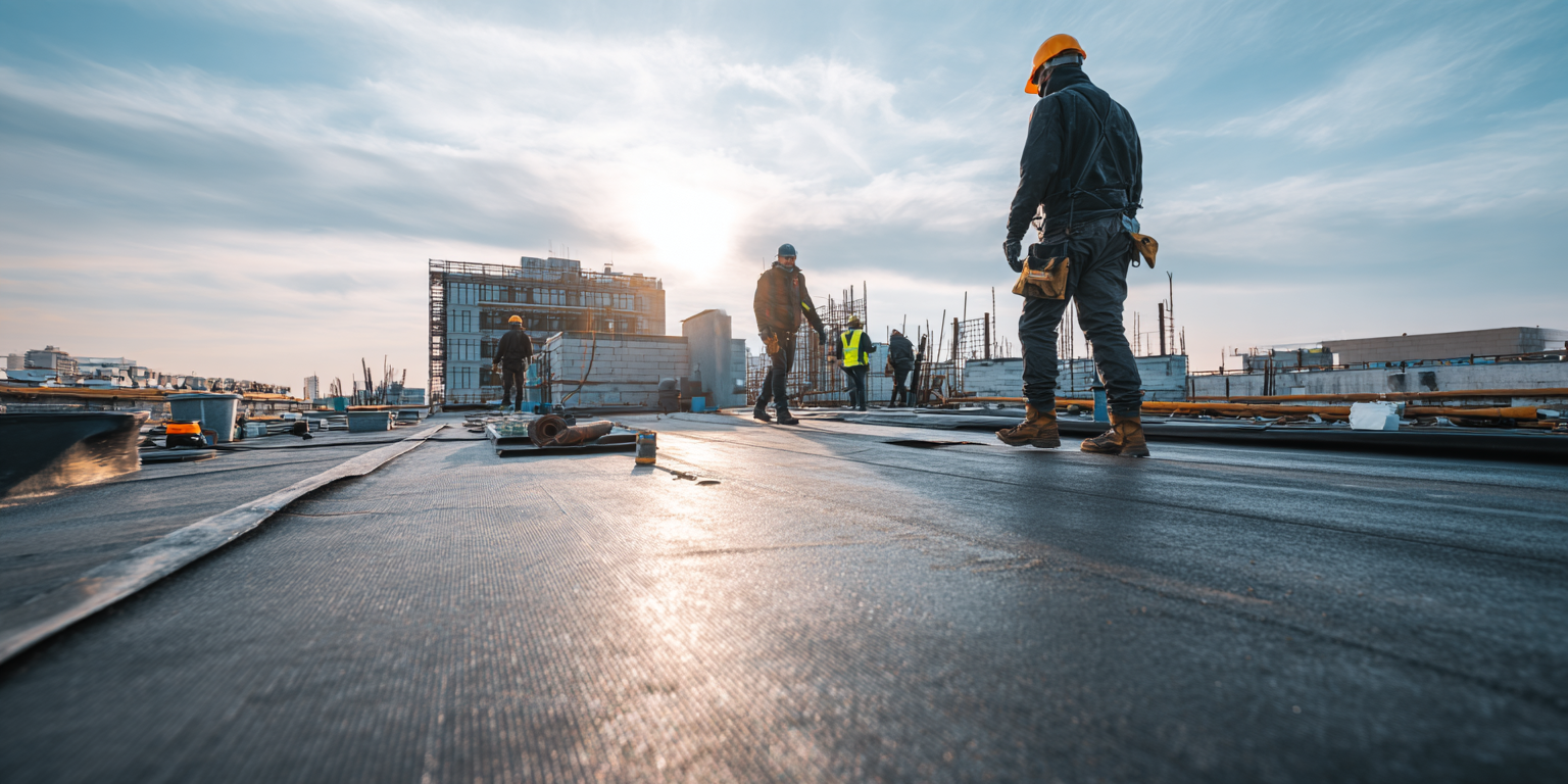 Плоская кровля